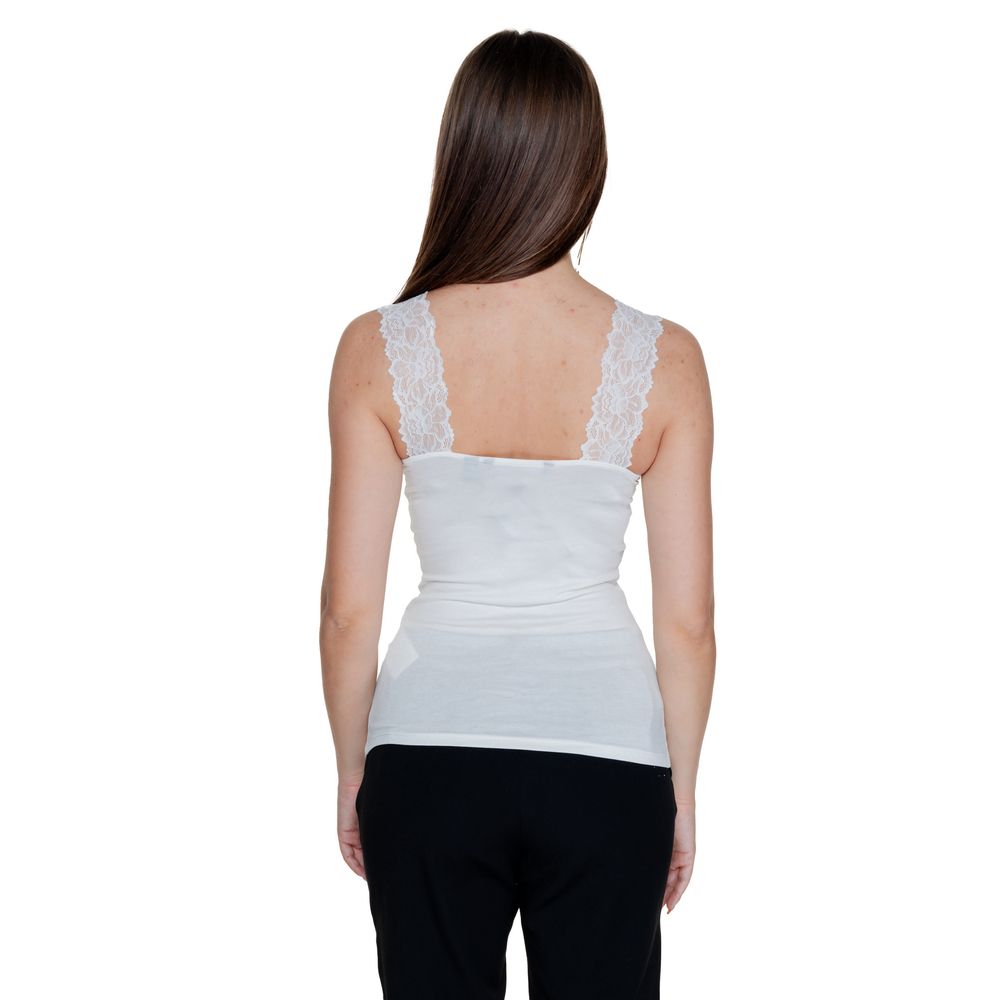 White Viscose Tops & T-Shirt