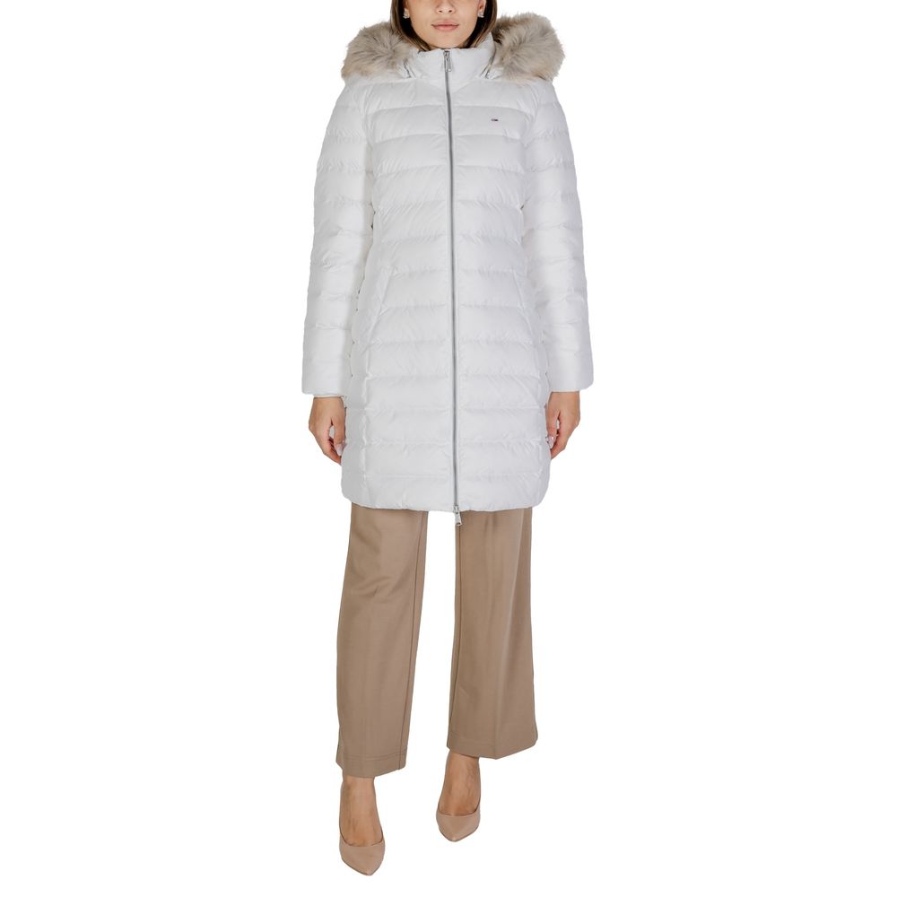 White Recycled Polyester Jackets & Coat