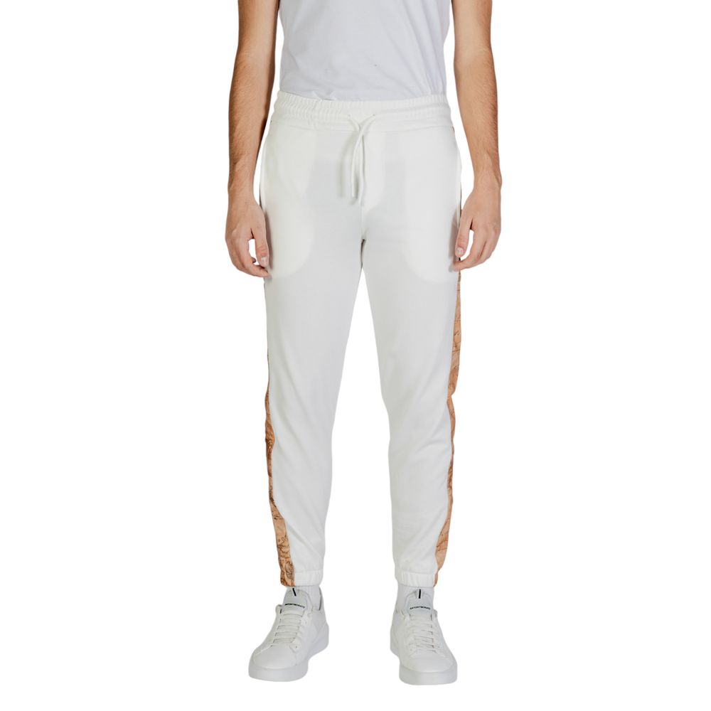 White Polyester Jeans & Pant