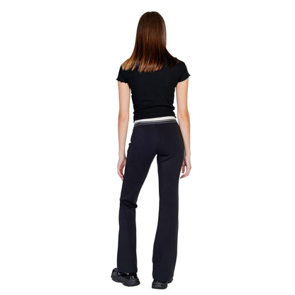 Black Cotton Jeans & Pant