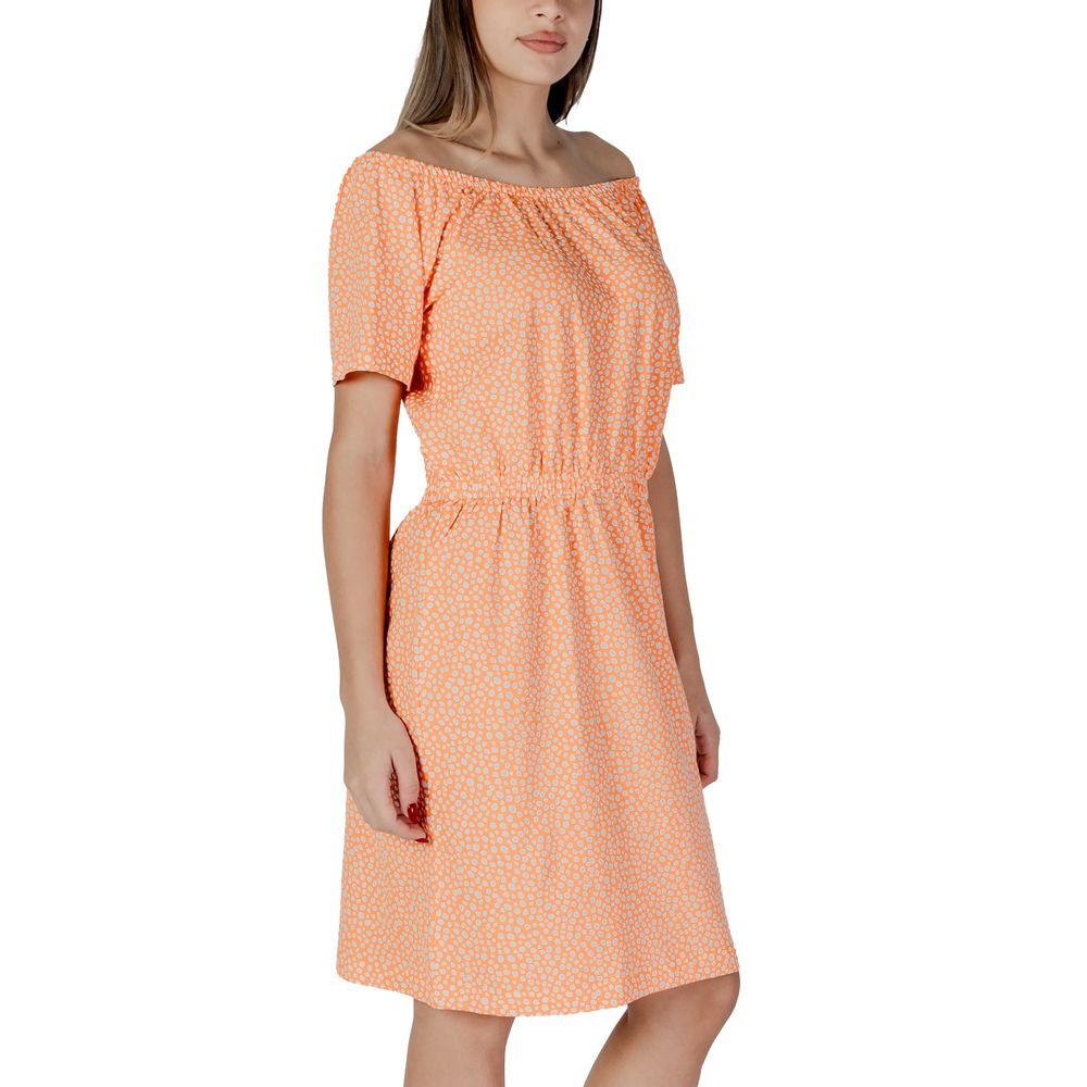 Orange Cotton Dress