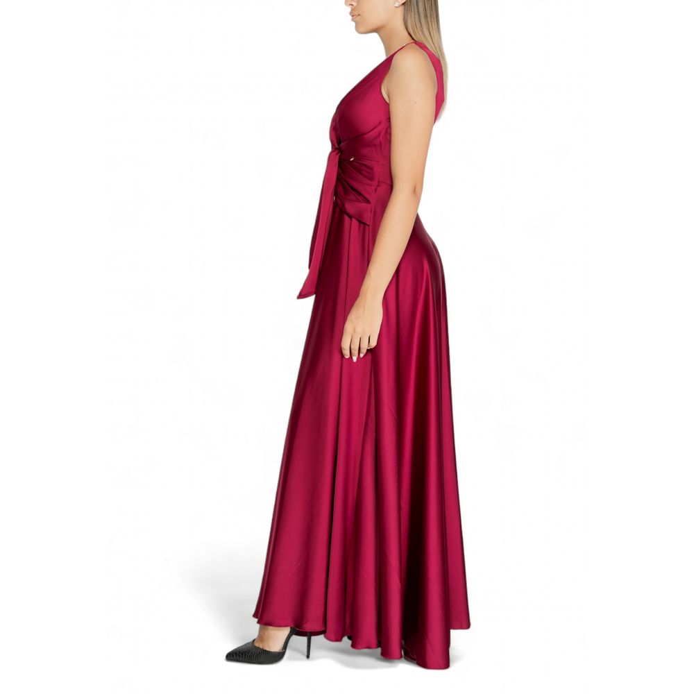 Bordeaux Polyester Dress