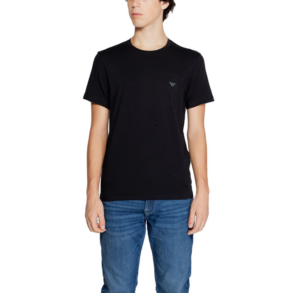 Black Cotton T-Shirt