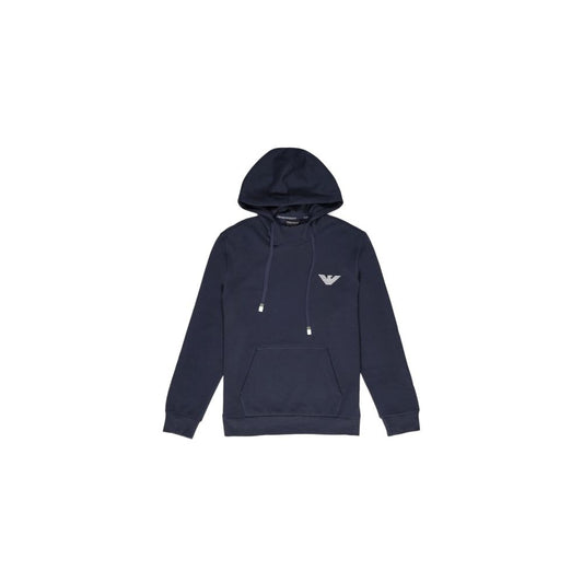 Blue Cotton Hoodie