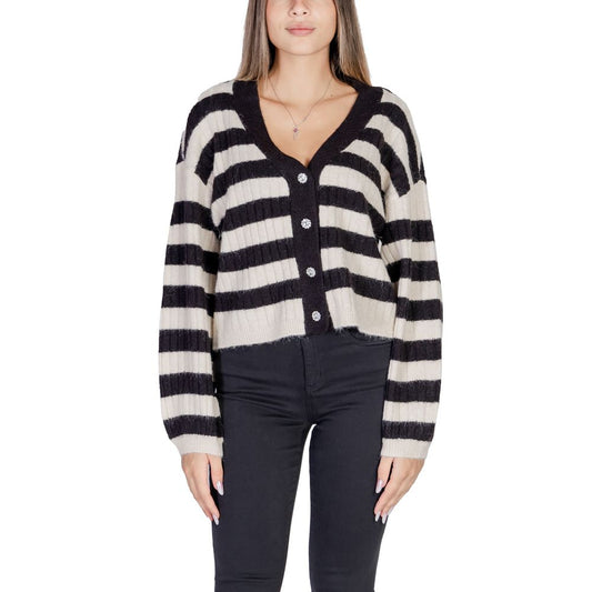 Beige Polyester Cardigan