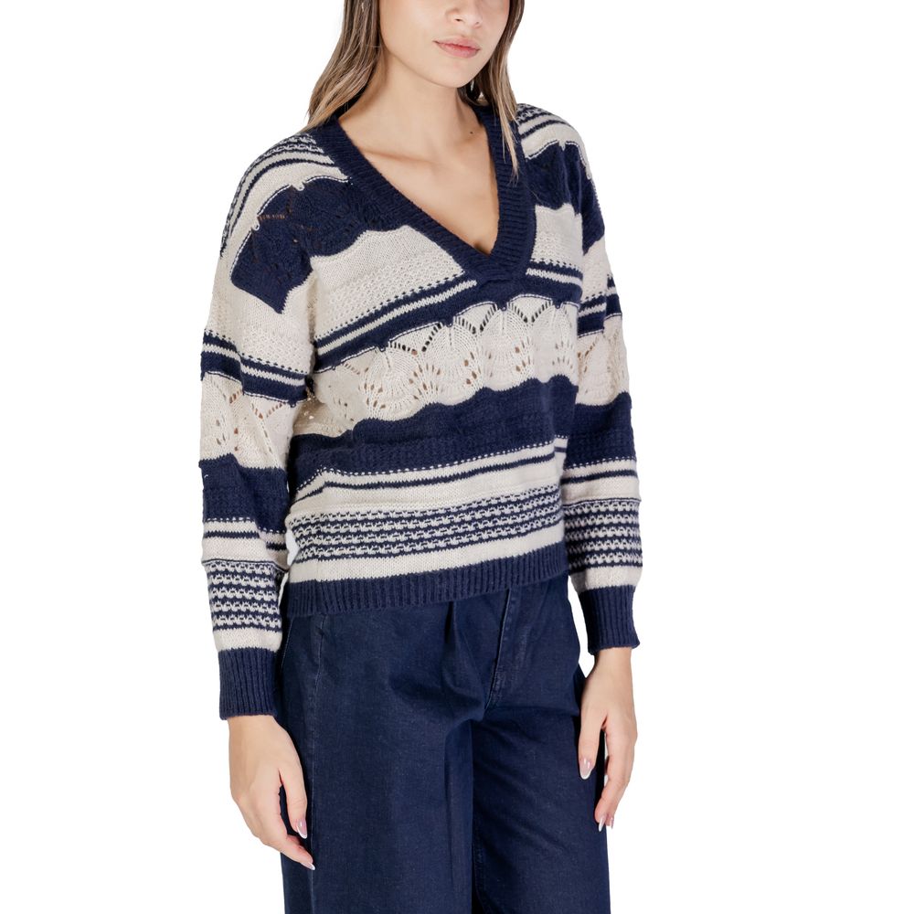 Blue Recycled Polyester Sweater