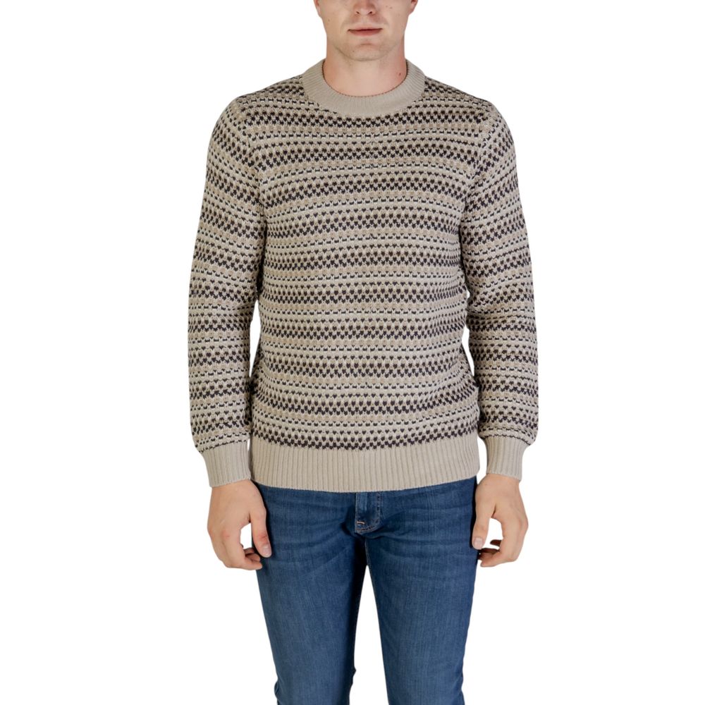 Beige Cotton Sweater