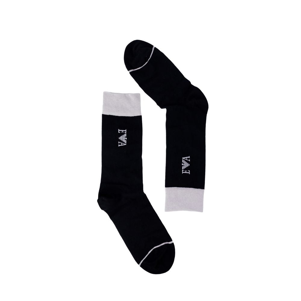 Black Cotton Sock