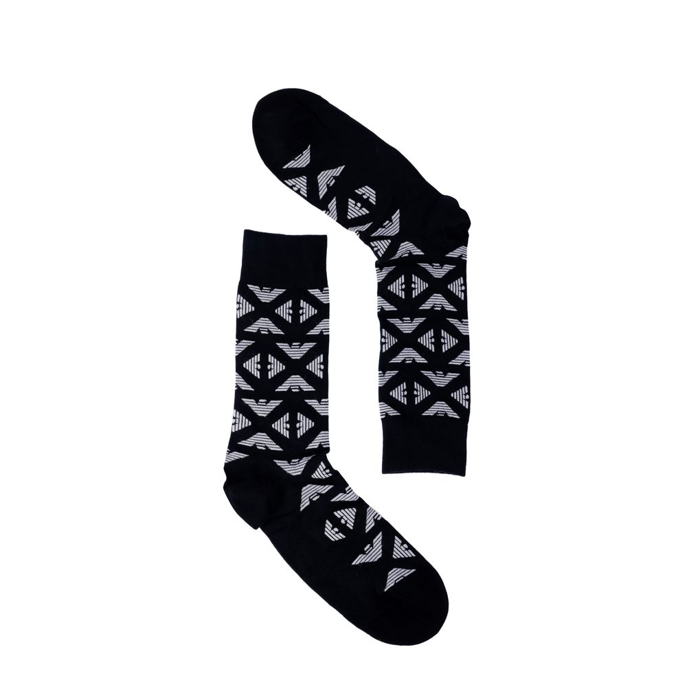 Black Cotton Sock