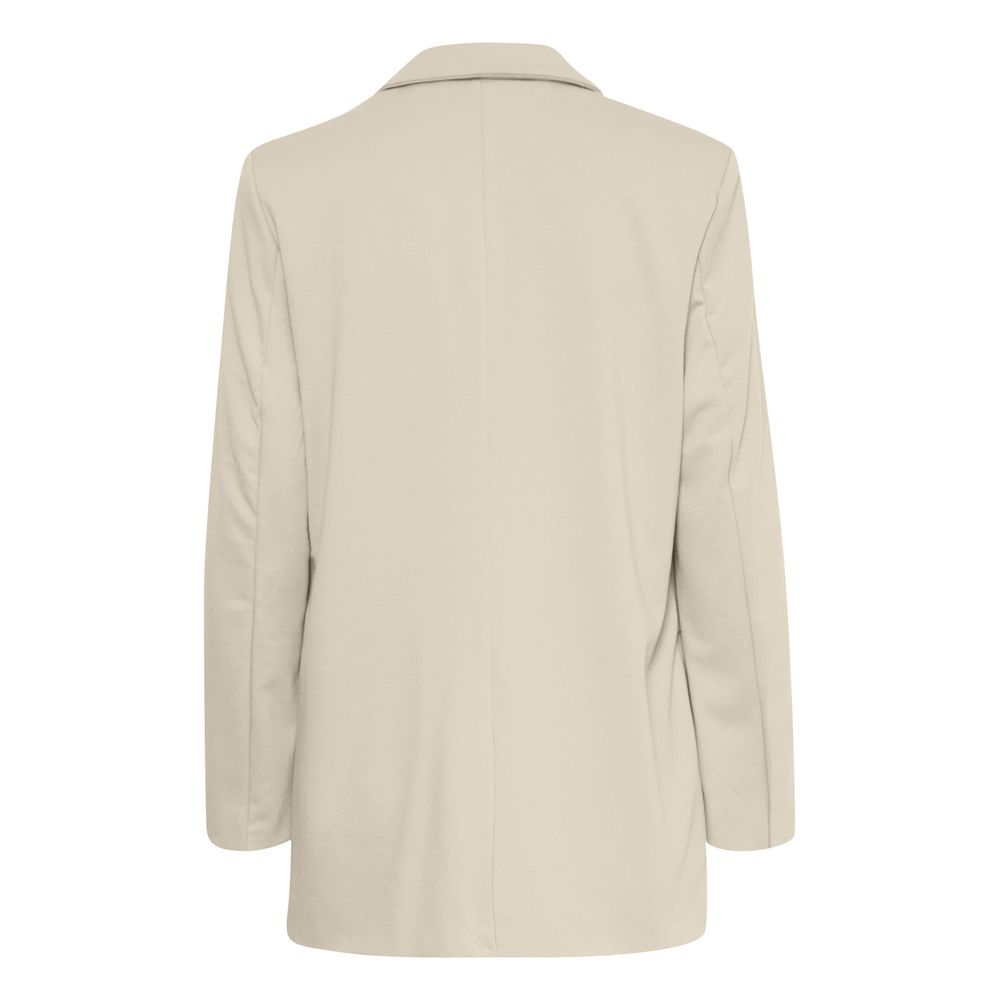 Beige Recycled Polyester Suits & Blazer