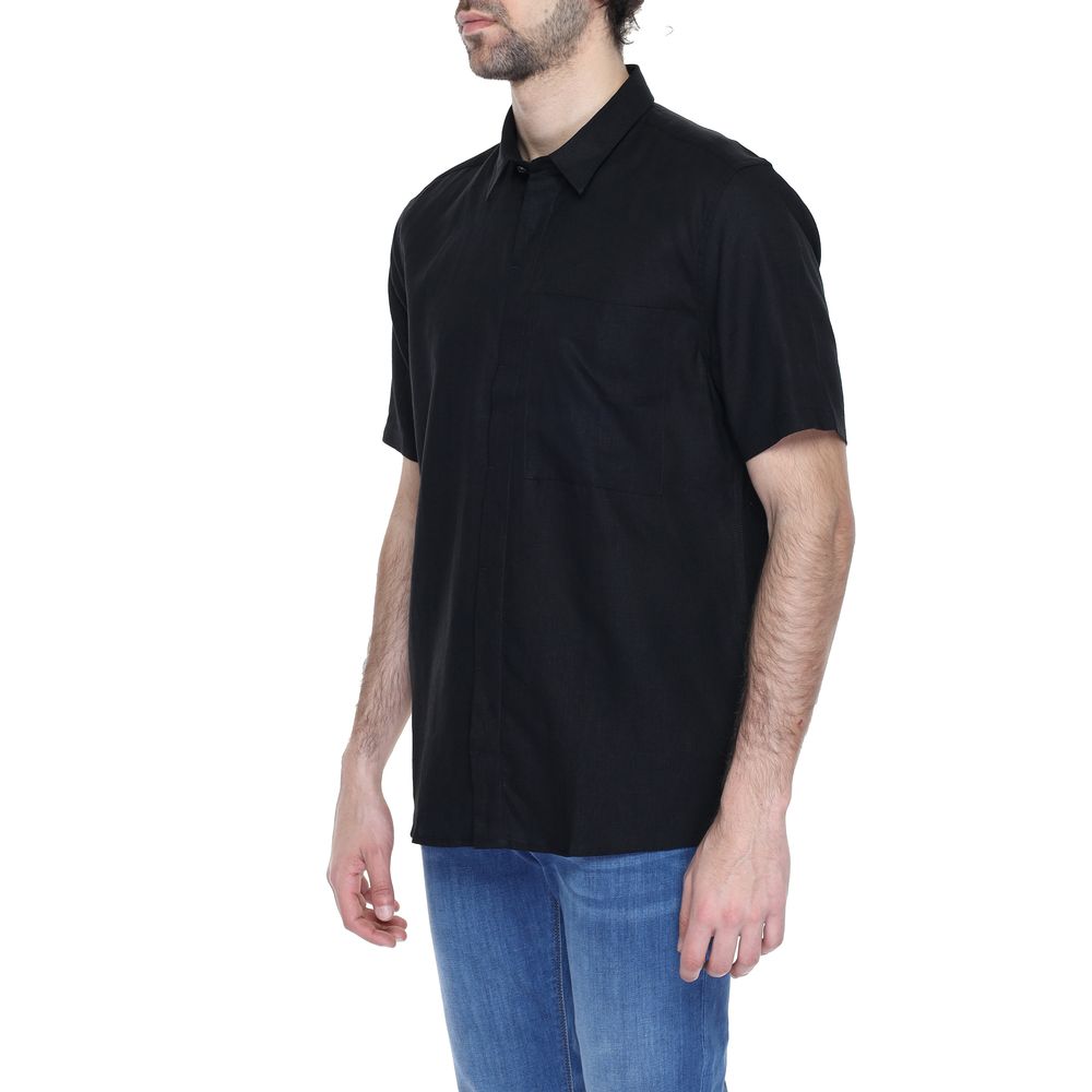 Black Linen Shirt