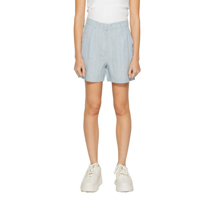 Light Blue Linen Short