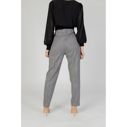 Black Polyester Jeans & Pant