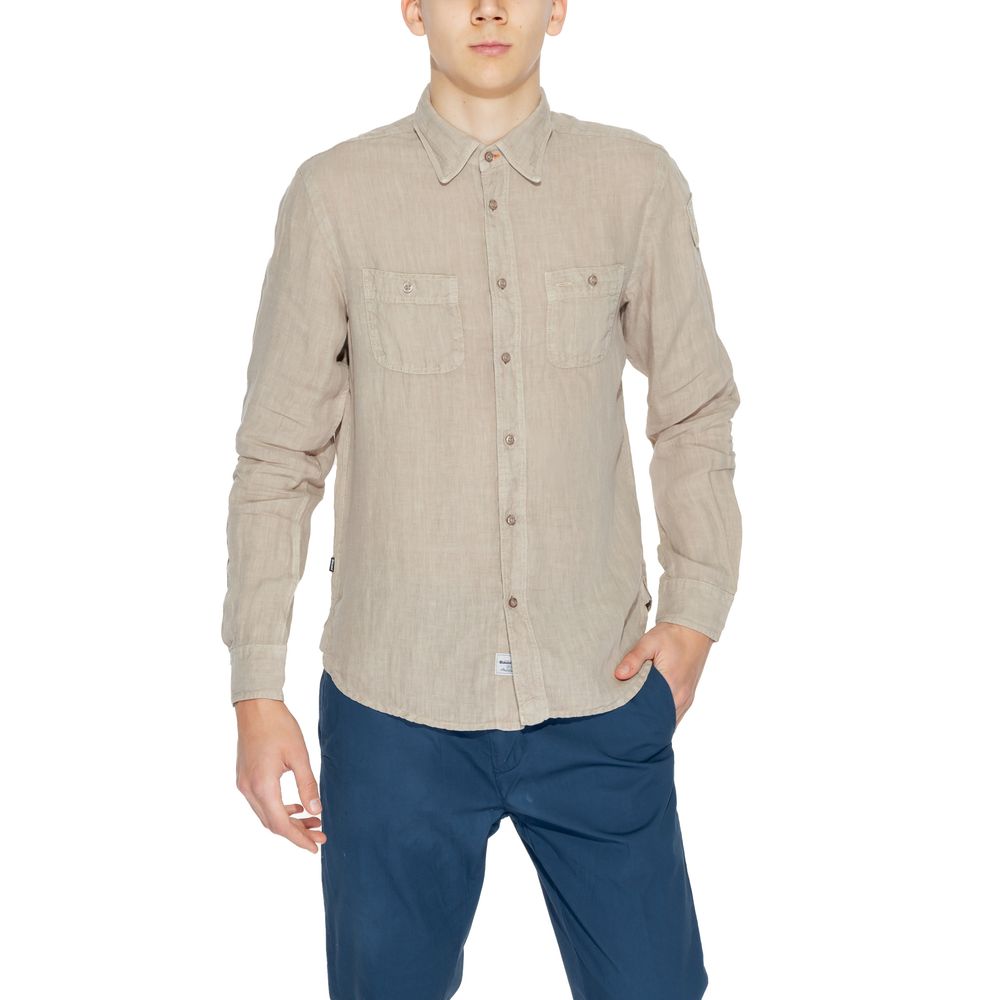 Beige Linen Shirt