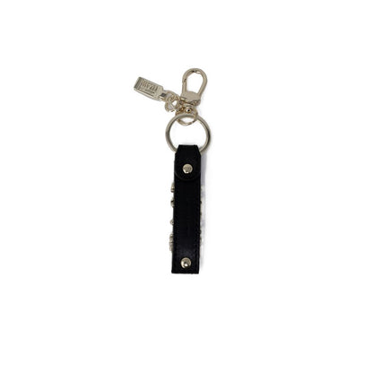 Black Leather Keychain