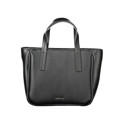 Black Polyester Handbag