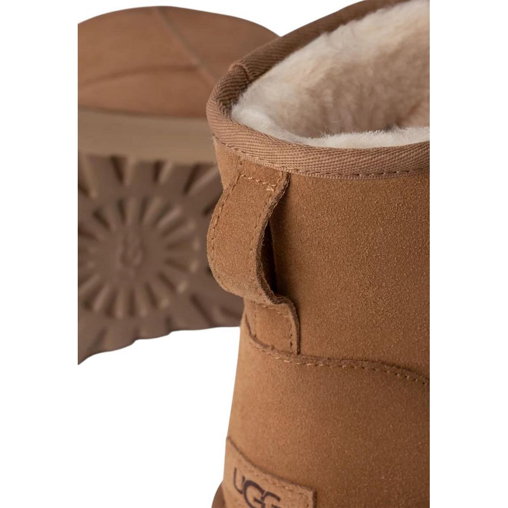 Beige Suede Boot