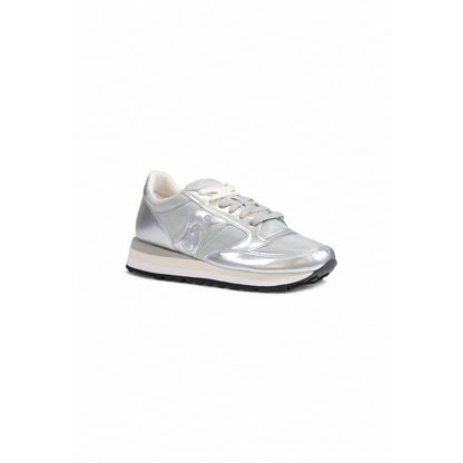 Silver Fabric Sneaker