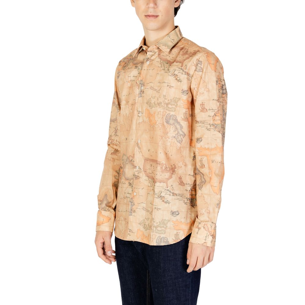 Beige Polyester Shirt