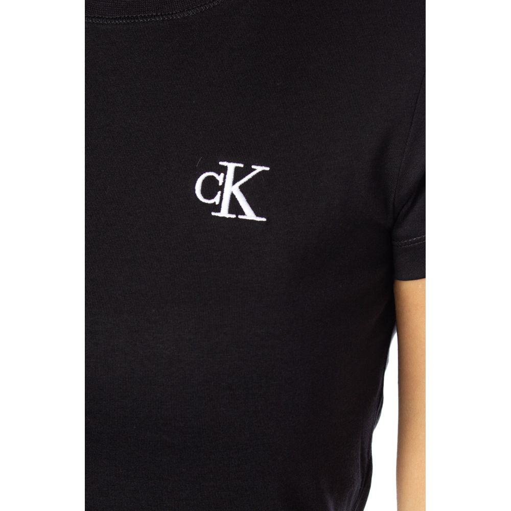 Black Cotton Tops & T-Shirt