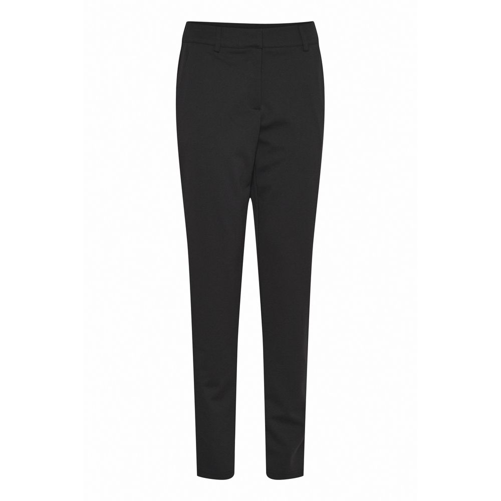 Black Recycled Polyester Jeans & Pant