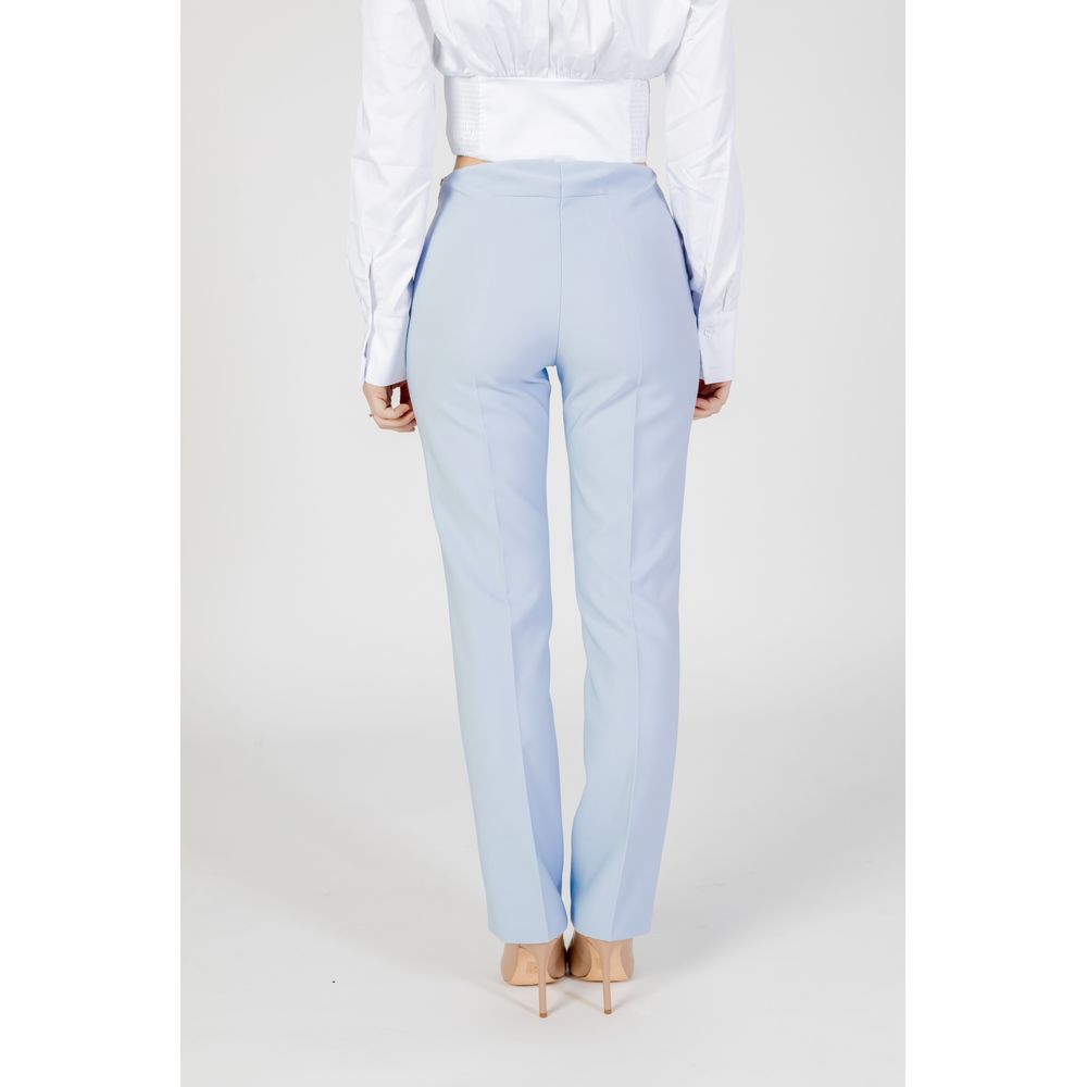 Blue Polyester Jeans & Pant