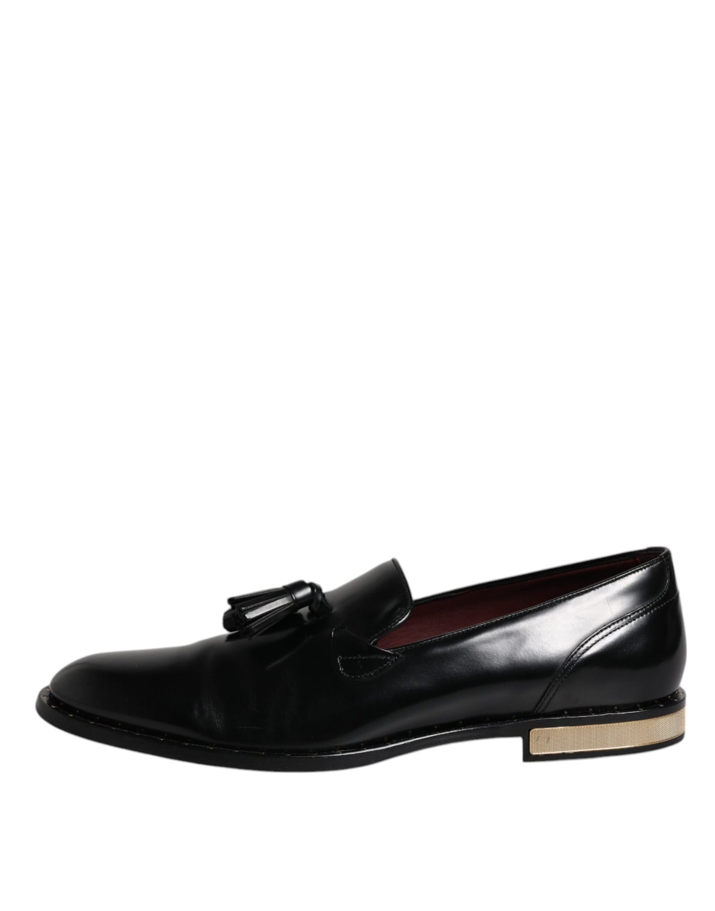 Black Calf Leather Loafers Mens Dress Shoes