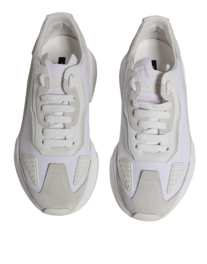 White Leather Daymaster Low Top Sneaker Shoes