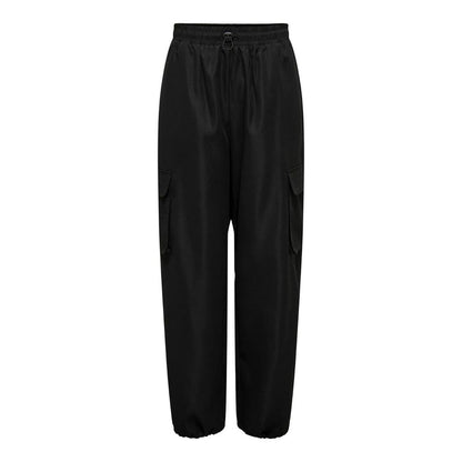 Black Cotton Jeans & Pant