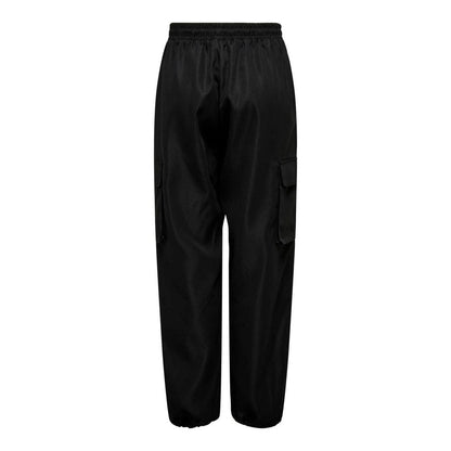 Black Cotton Jeans & Pant