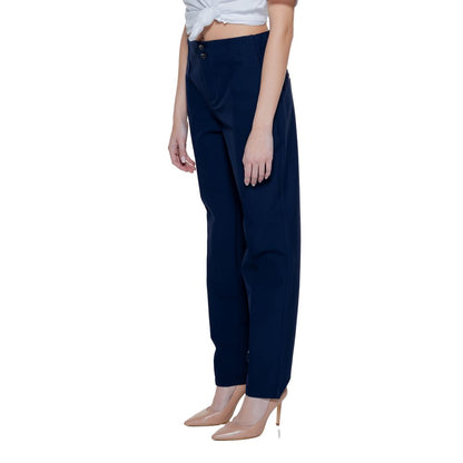 Blue Polyamide Jeans & Pant