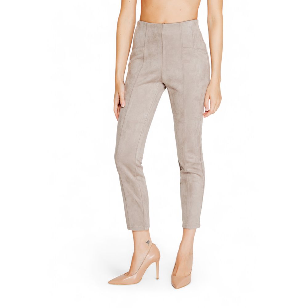 Gray Polyester Jeans & Pant