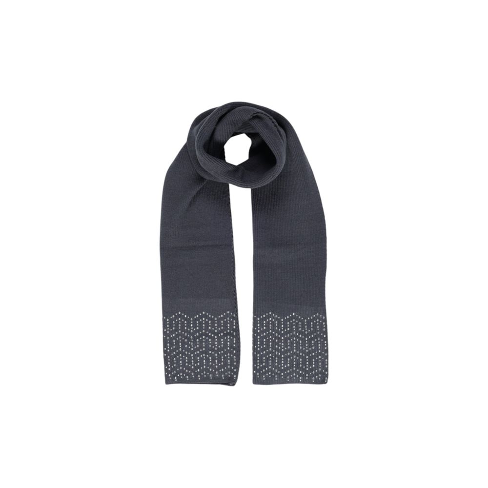 Gray Polyester Scarf