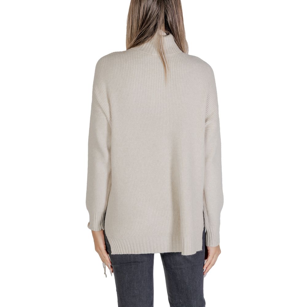 Beige Viscose Sweater