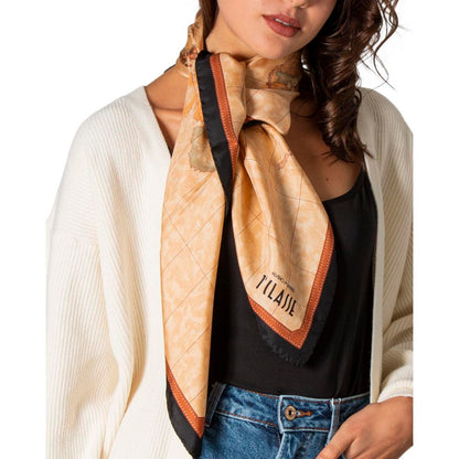 Beige Silk Scarf