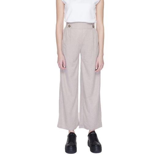 Gray Viscose Pant