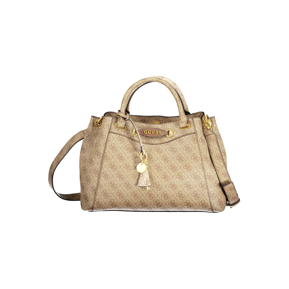 Beige Polyethylene Handbag