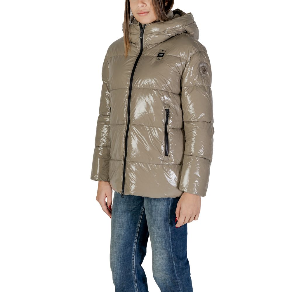 Beige Polyamide Jackets & Coat