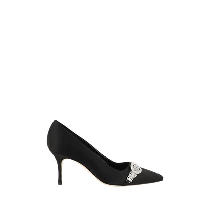 Black Asapump Satin Pumps