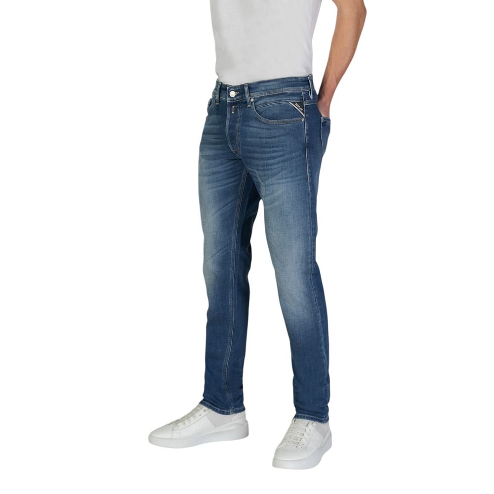 Blue Cotton Jeans & Pant