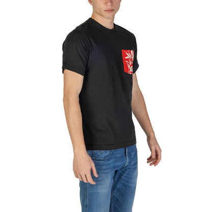 Black Cotton T-Shirt