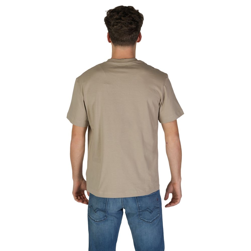 Beige Cotton T-Shirt