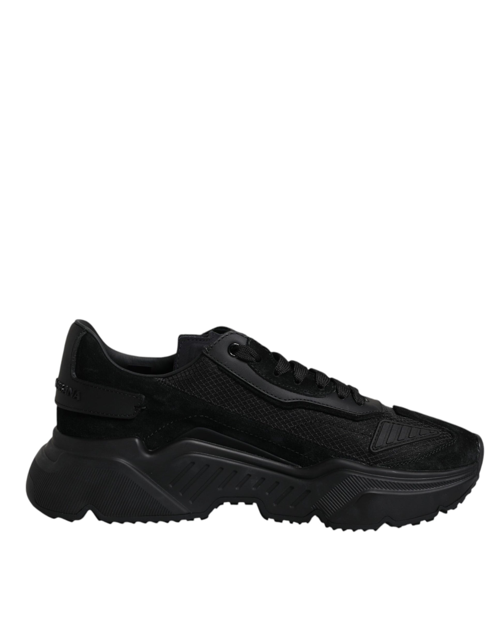 Black Leather Daymaster Low Top Sneakers Shoes