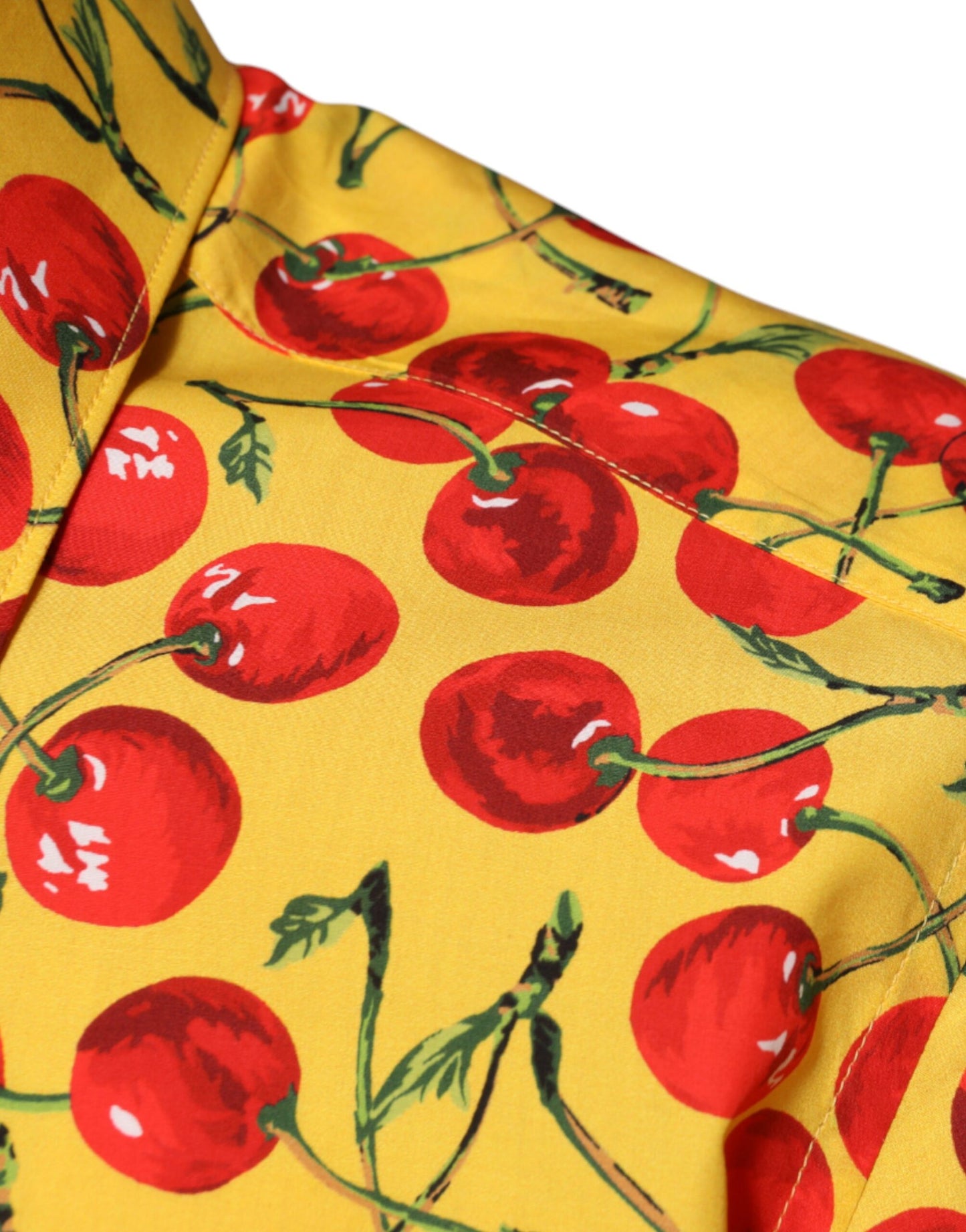 Yellow Cherry Cotton MARTINI Dress Shirt