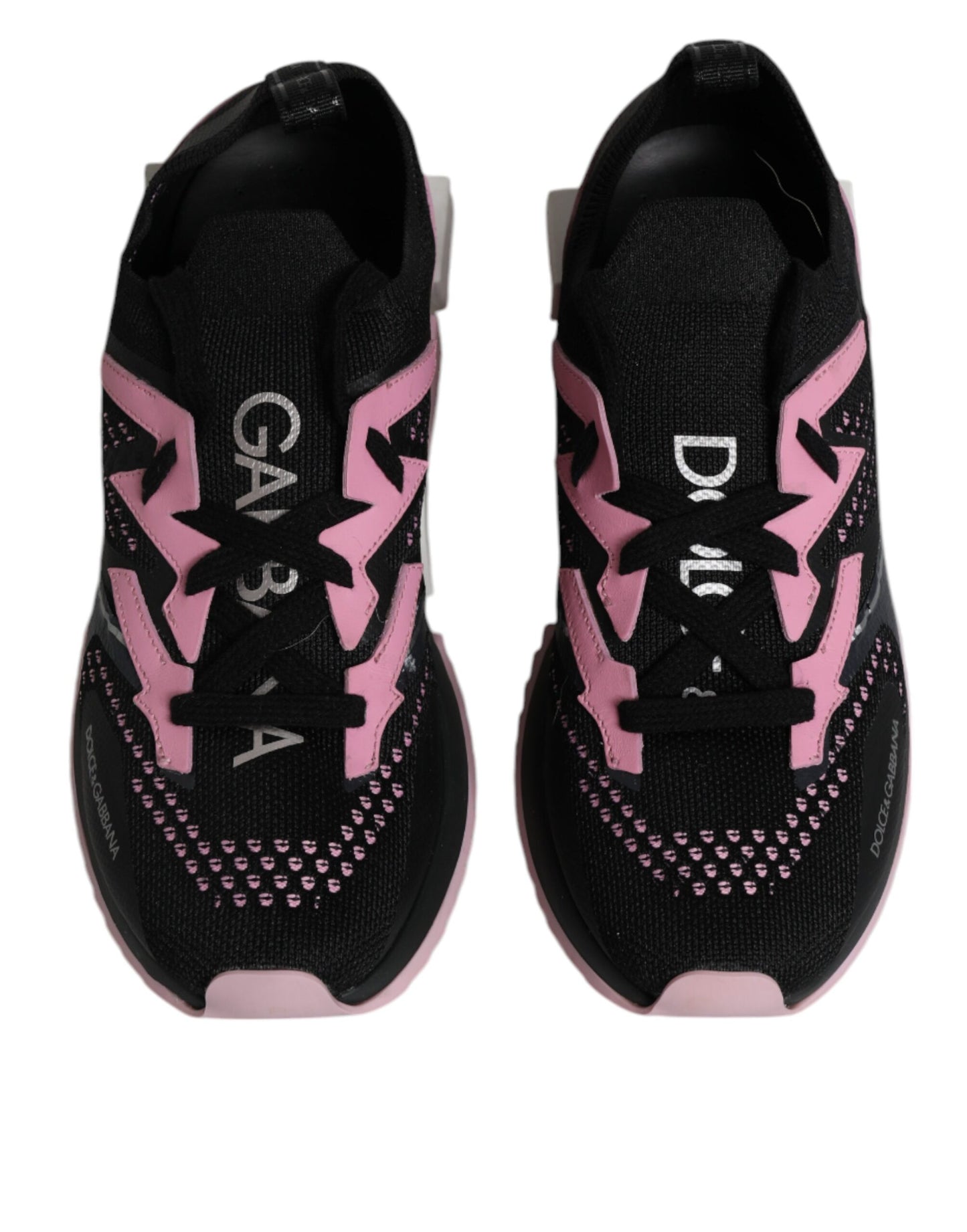 Black Pink SORRENTO Sport Stretch Sneakers Shoes