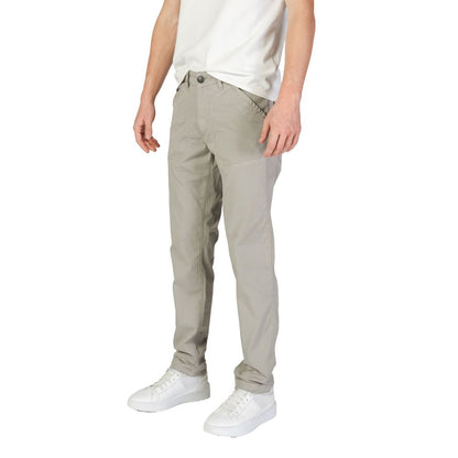 Gray Cotton Jeans & Pant