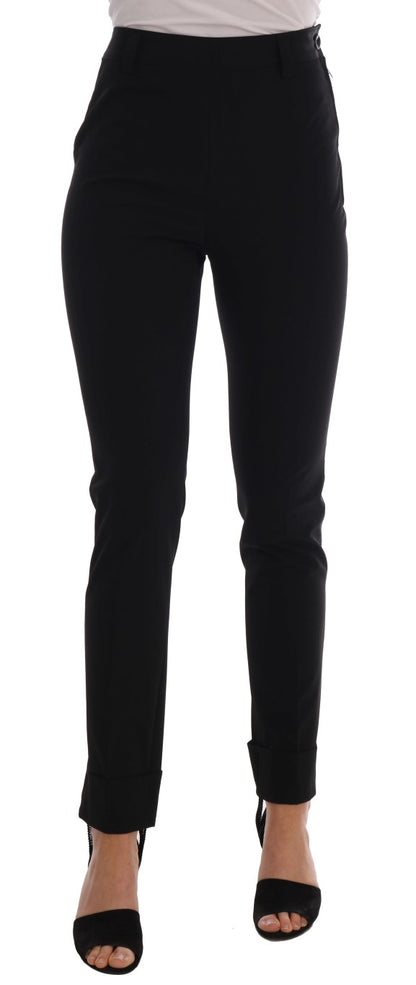 Leggings negros elegantes con estribos