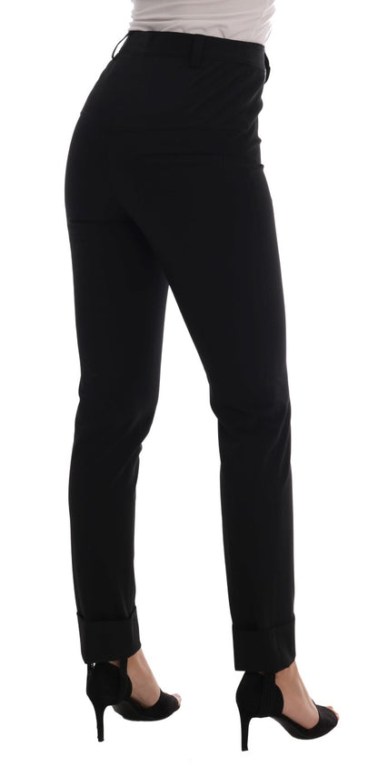 Leggings negros elegantes con estribos