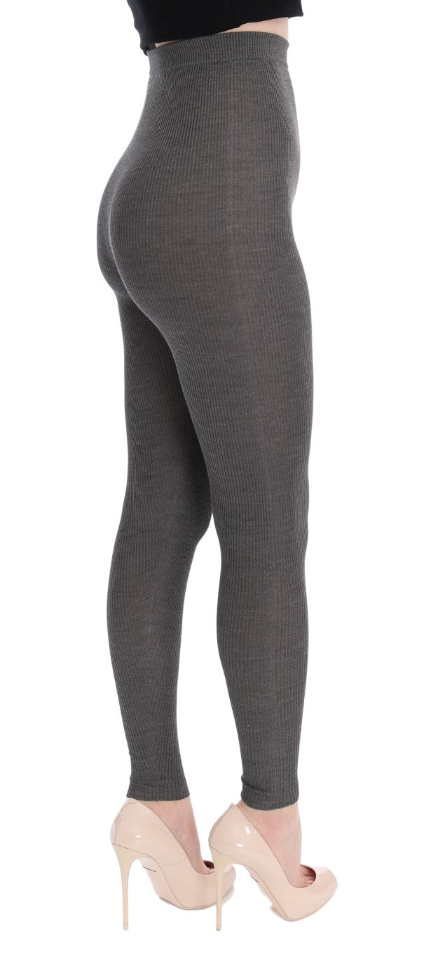 Elegante Strumpfhose aus Kaschmir mit hoher Taille