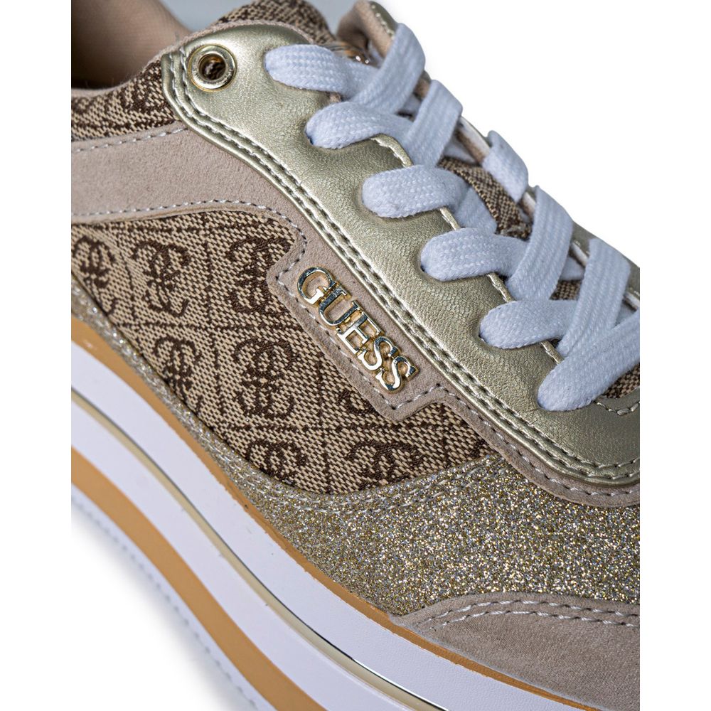 Beige Polyester Sneaker